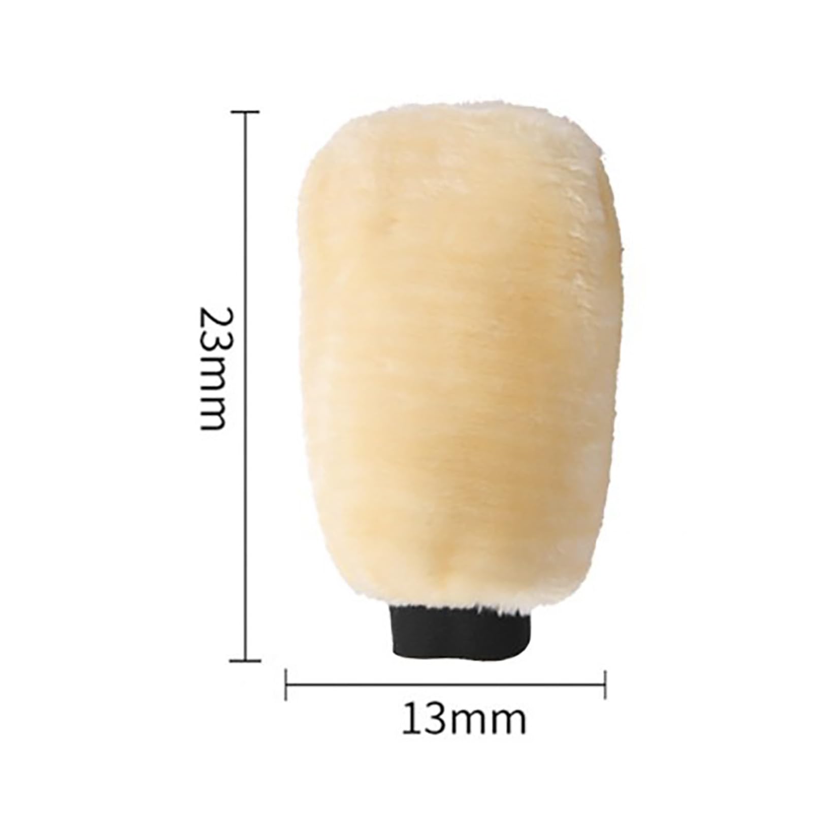 Wełniana rękawica do mycia samochodu Dwustronna, pluszowa, miękka, bardzo chłonna rękawica do mycia samochodu do czyszczenia samochodów i sprzątania domu Wełna owcza 25x17cm
