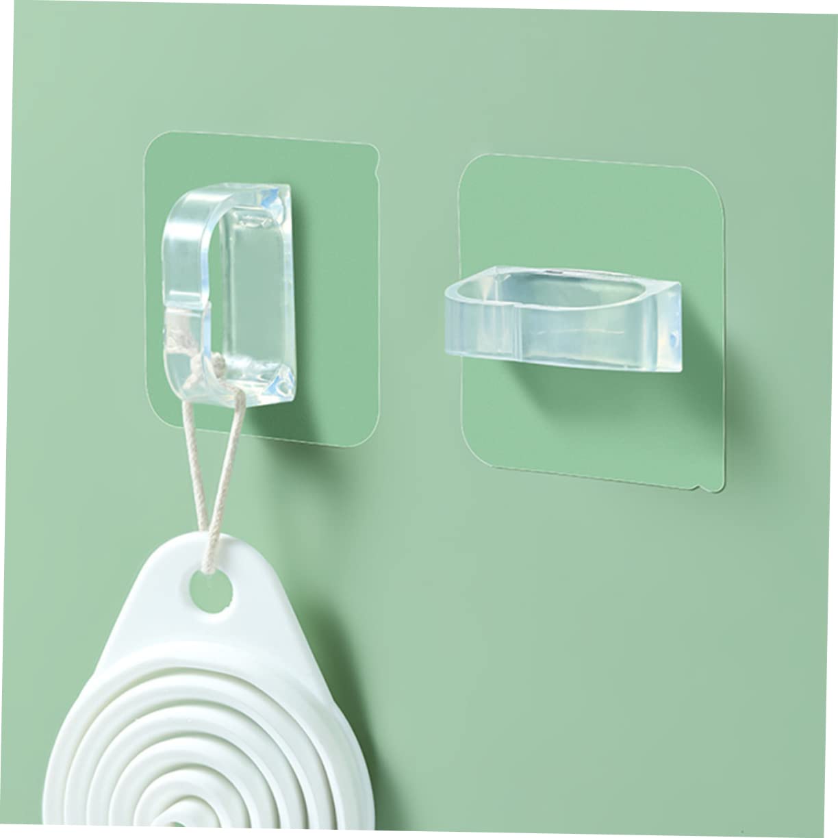 Tofficu Sin Gancho Pegajoso Ganchos Autoadhesivos Ganchos Para Colgar Los Ganchos De Pared Se Pegan Colgante Muro Manos Pequeño Ganchos Adhesivos Transparente Abs 6 Piezas X 4