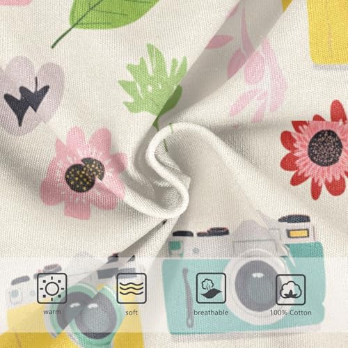 Summer Cmera Plant Flowers Floral Toddler Boy's Underwear 2T 23022163