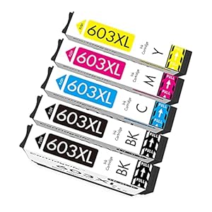 Cartridgeify 603XL Compatibel met Epson 603 603XL Inktpatronen Multipack, voor Expression Home XP-2100 XP-2105 XP-3100 XP-3105 XP-4100 XP-4105, Workforce WF-2810 WF-2830 WF-2835 WF-2850
