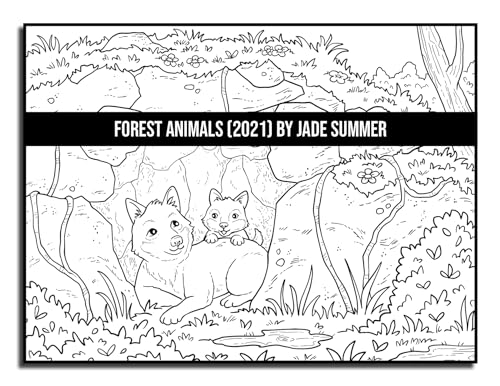 Forest Animals: An Adult Coloring Book with 50 Adorable Images of Woodland Creatures, Beautiful Flowers, Nature Scenes, and More! - Image 34