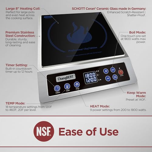 Induction Cooktop Double Burner Portable