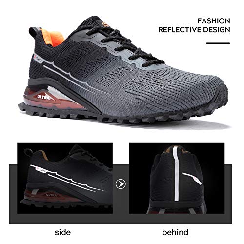 Image of Kricely Mens Walking Running Shoes Lightweight Men's Fashion Sneakers Athletic Tennis Sneaker for Men Cross Training Shoe Outdoor Footwear