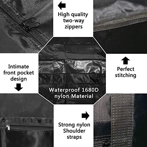 Camgo Folding Bike Travel Bag Bicycle Carrier Case By Baigio Outdoors Carrying Bag For 26Inch Bike (Black, 26 Inch) #TOP4