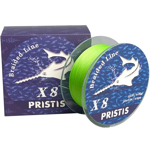 Fil de pêche tressé sans élasticité Pristis X8 anti-perruque 274 mètres