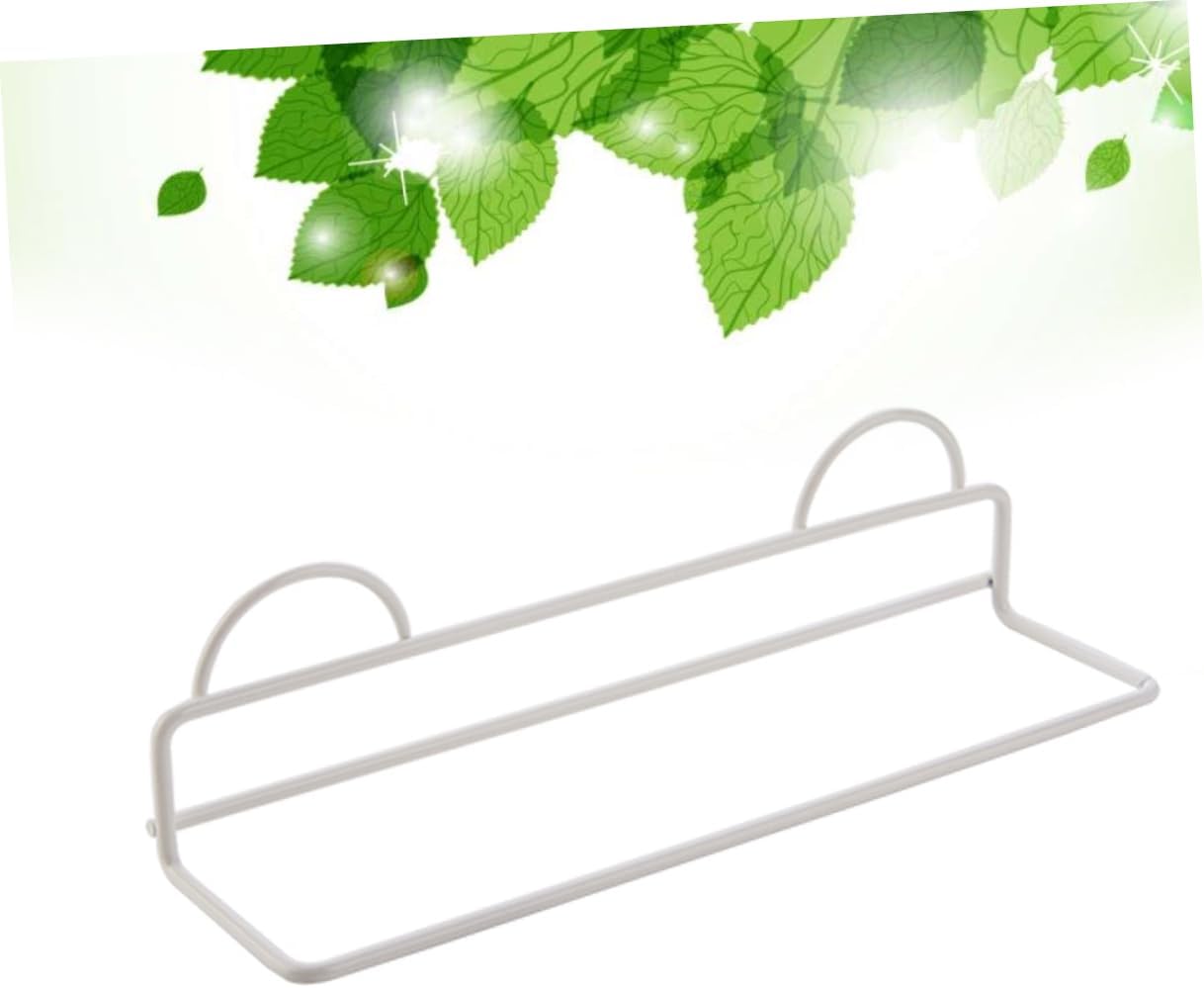 Ciieeo Wall Hanging Single Layer Shoe Rack for Slippers, Metal White