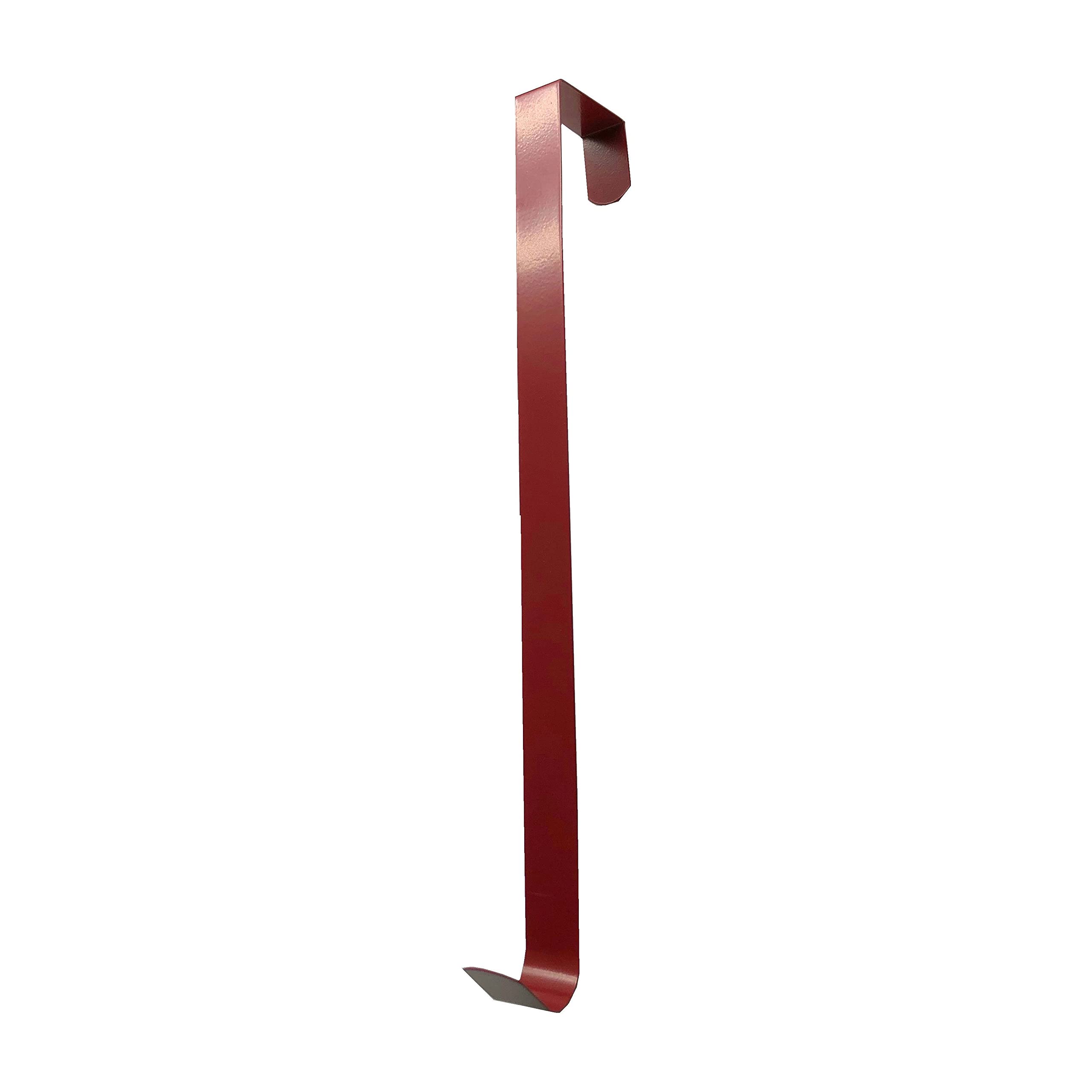 Simply Products Red 35Cm Metal Wreath Hangers For Christmas - Ideal For Home Office Hook Over The Doors (Red)