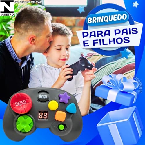 jogos pedagógicos infantil jogo da memoria eletrônico brinquedo educativo controle memory brinq dida