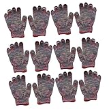 EXCEART 12 Paar Gartenhandschuhe Nicht-arbeitshandschuhe Atmungsaktives Dehnbares Material Für Aktivitäten Im Innen- Und Außenbereich Zufällige Farbe