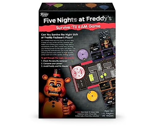 Funko Five Nights At Freddy's - Survive 'Til 6Am Game, 2 Players #TOP2
