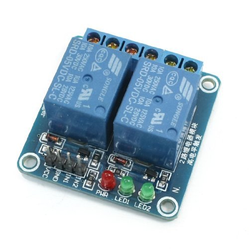Alcoa PrimeDIY Project 5V 2CH 2Channel High Level Trigger Relay Module ...