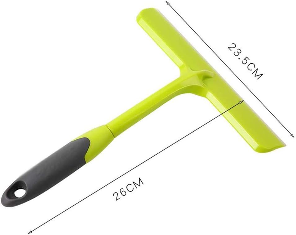 Green Glass Wiper，Home Plastic Window Scraper Car Squeegee, Bathroom Wiper, Shower Cleaner for Shower Doors