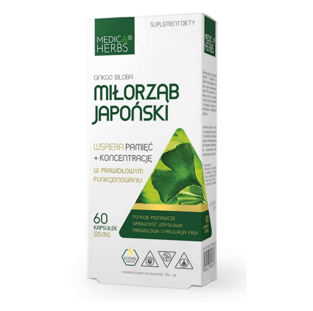 Medica Herbs – Ginkgo biloba – 60 Kapseln
