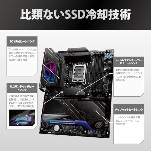 Image of ASRock Intel Core Ultra LGA1851 RL-ILM ATX Motherboard Z890 Taichi WiFi 7 DDR5 9200 MHz 256 GB PCIe 5.0 Thunderbolt