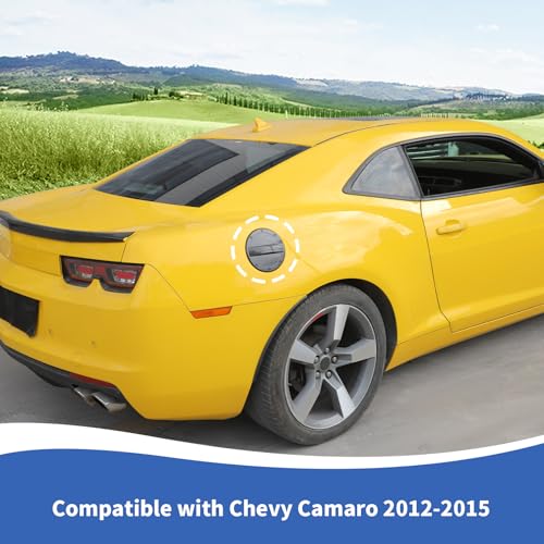 Bouchon réservoir carburant carbone Camaro 2012-2015 trappe rayée