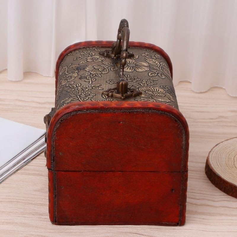小物入れ vintage Jewelry box. ZX Vintage Wooden Jewelry Box