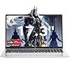 Tivique 17.3 inch Laptop with Quad-Core Ryzen 4300U Processor up to 3.70GHz (Beat N150/N97) 16GB RAM DDR4*2 + 512GB M.2 SSD Computer, WiFi 5, BT5.2, USB3.2, HDMI, Type-C,1080 FHD, 62.7Wh Long-Battery