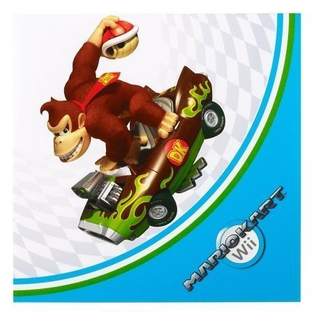 Mario Kart Wii Lunch Napkins (16) Party Supplies by Party Destination