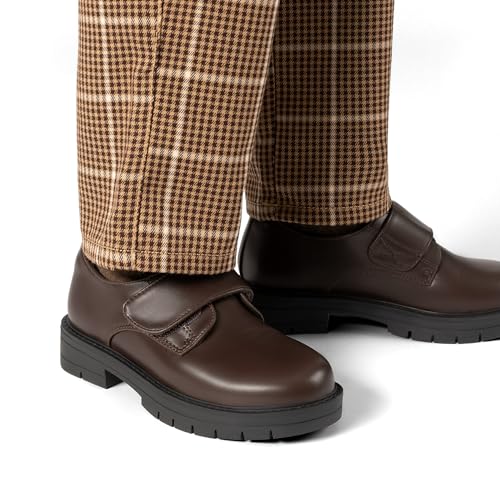 Image of DREAM PAIRS Boys' Uniform & School Shoes Dress Slip-On Loafers Casual Flat Shoes (Toddler /Little Kid /Big Kid)