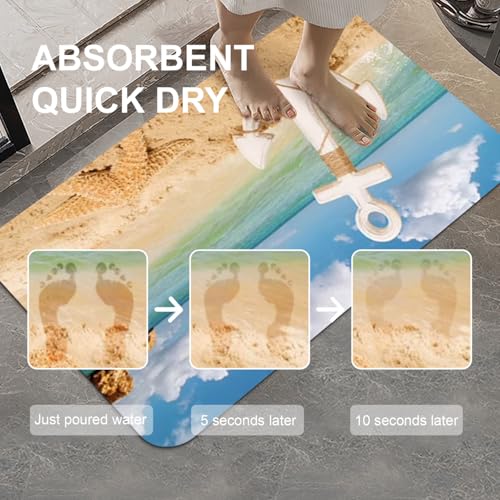 Tapete de baño ultrafino con 50% de descuento, solo $8.49