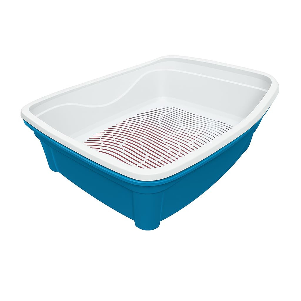 Classic Plus Sifting Litter Box Large - Large Cat Litter Pan with Intelligent Sifting System for Hygiene, Savings & Comfort - Durable, Easy Clean