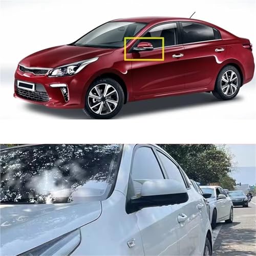 Coque rétroviseur design d'angle démoniaque noir pour KIA RIO 4