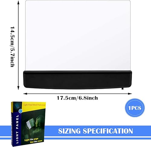 Miniatura 2 de Luz de lectura LED portátil Lámpara de lectura LED Junta Cuidado de los ojos Lámpara de lectura Marcador de libros Luz para leer en la cama