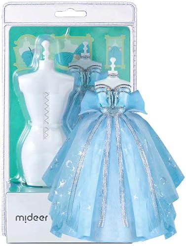 Mideer Princess's Fitting Room Clothing Design House Craft Kit, Blue