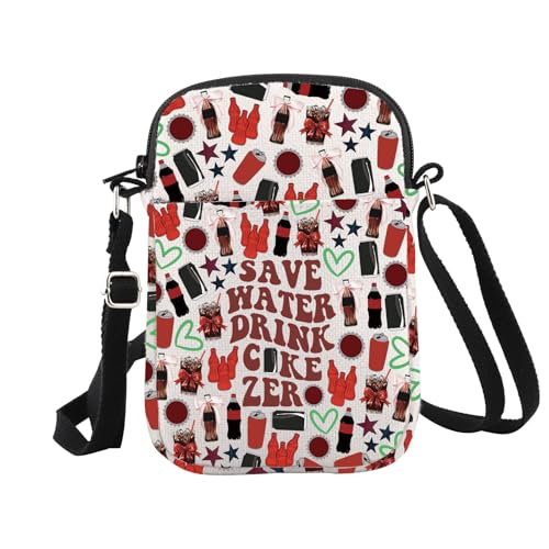 Lywjyb Birdgot Soda Drinks Crossbody Bag Zero Drinks Gift Soda Drinks Gift Fizzy Beverage for Soda Lovers (Co Zero cr)