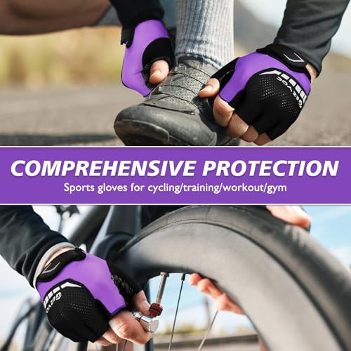 GEZVOC Lightweight Breathable Bike Gloves