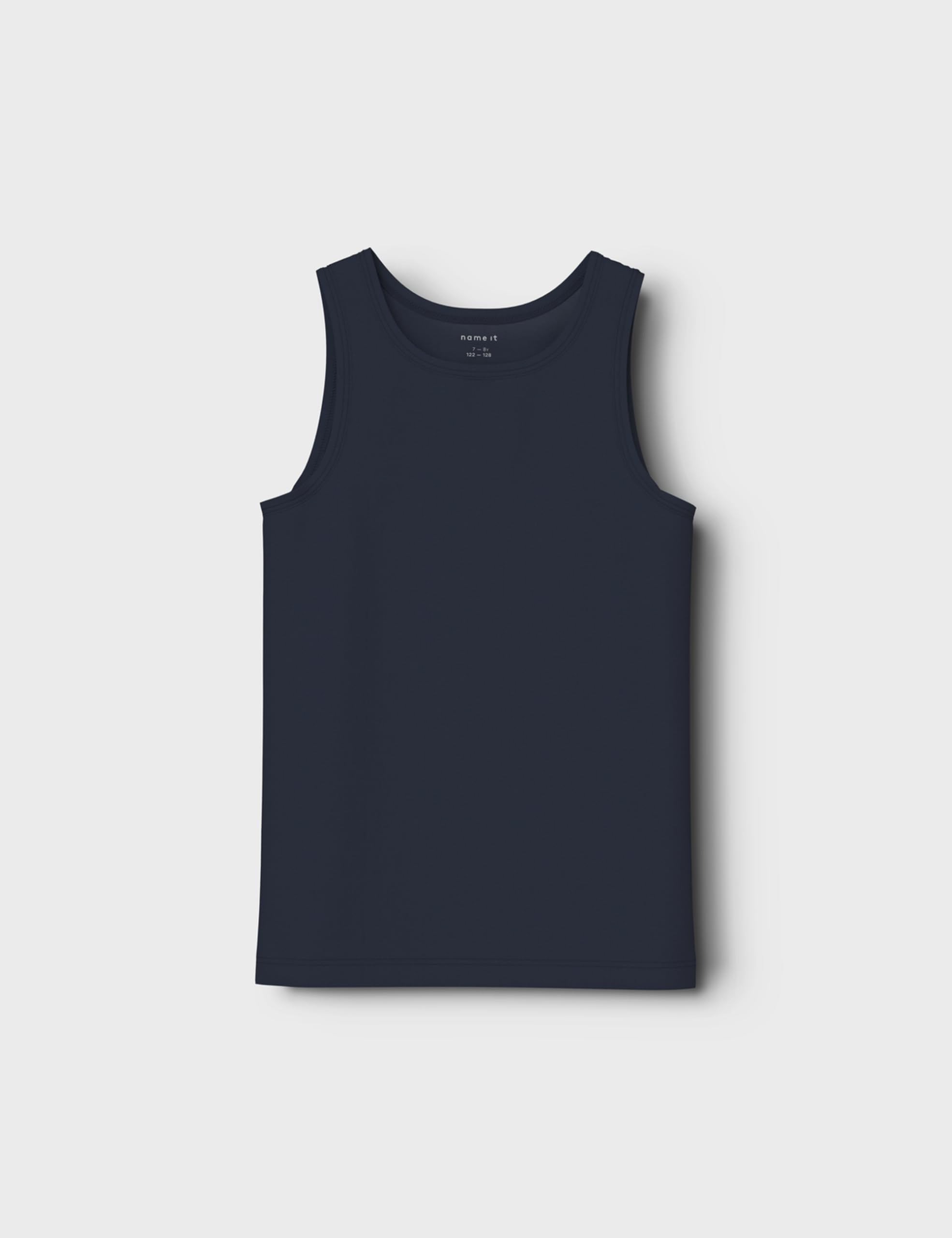 NAME IT Jungen Nkmtank Top 2P Dark Grey Mel Skull Noos