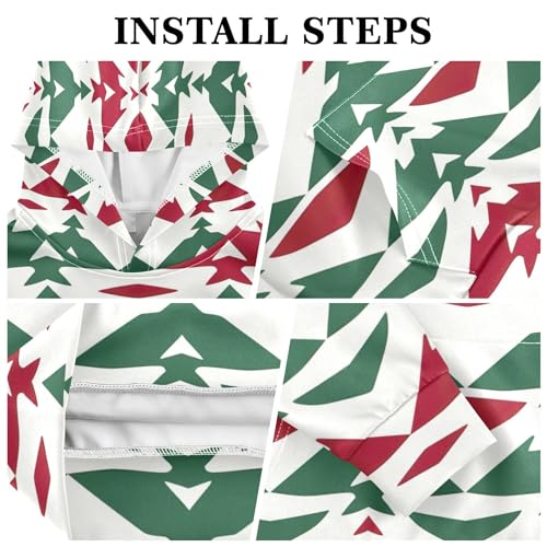 Kids Hoodies Sweaters Christmas Xmas Trees Hooded Sweatshirts with Big Pockets for Boys Girls B04003033