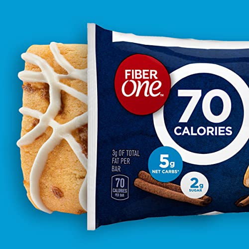 Image of Fiber One 70 Calorie Soft-Baked Bars, Cinnamon Coffee Cake, 6 ct (Pack of 16)