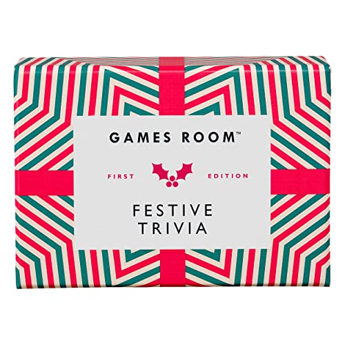 Ridley’s Festive Holiday Trivia Card Game – Trivia Games for Adults and Kids – 2+ Players – Includes 140 Unique Question Cards – Fun Quiz Cards That Make a Great Gift