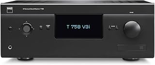 NAD T 758 V3i Receiver - 7.1 Channels, Dolby Atmos, BluOS, and AirPlay 2 for Exceptional Audio Quality and Seamless Music Streaming in Your Home Theatre