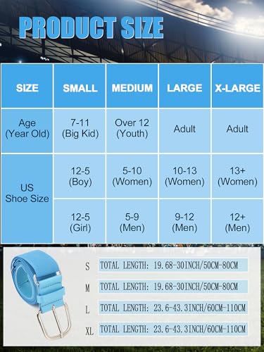 3 Pairs Baseball Socks Softball Belts Set Adjustable Elastic Belt Athletic Sock Moisture-Wicking for Boys Girl2