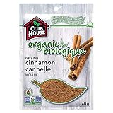 Club House, Quality Natural Herbs & Spices, Organic Ground Cinnamon, 40g Club House, Quality Natural Herbs & Spices, Organic Ground Cinnamon, 40g