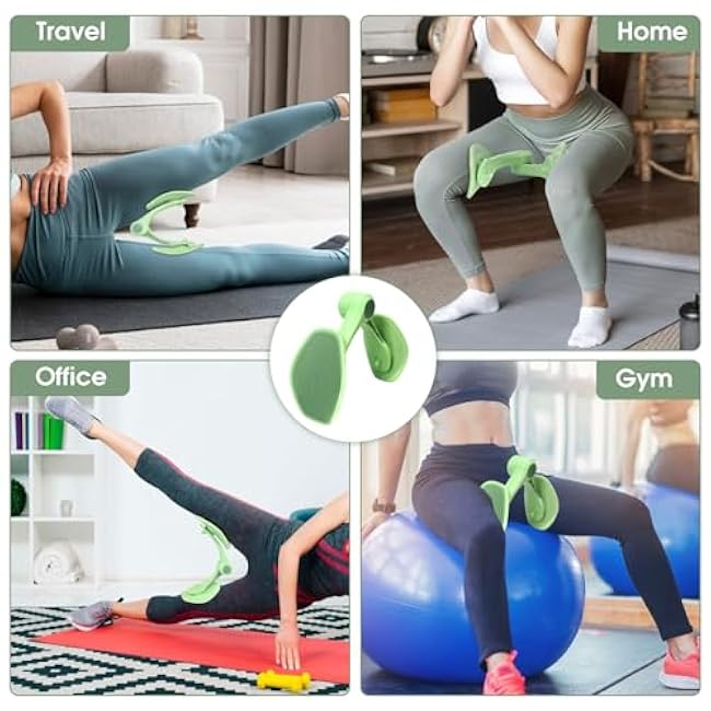 Kegel Exercise, Inner Thigh Exerciser, Thigh Exerciser, Pelvic Floor Muscle Trainer, Thigh Workout Equipment, Thigh Exerciser for Women, Kegel Tightener