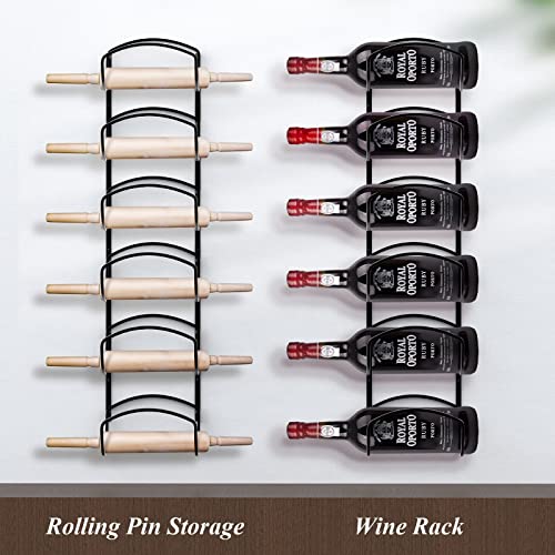 Canyave Towel Racks For Bathroom, Towel Rack Wall Mounted Bathroom Towel Holder, Towel Storage For Rolled Bath Shower Hand Towel, 3 Levels X 2Pcs (Black) #TOP6