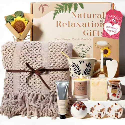 Get Well Soon Gifts Baskets for Women - Self Care Spa Care Packag...