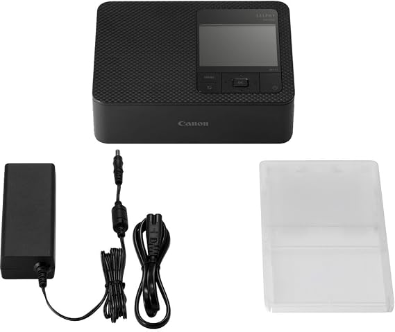 Canon SELPHY CP1500 Compact Photo Printer Accessory (Black) Bundle