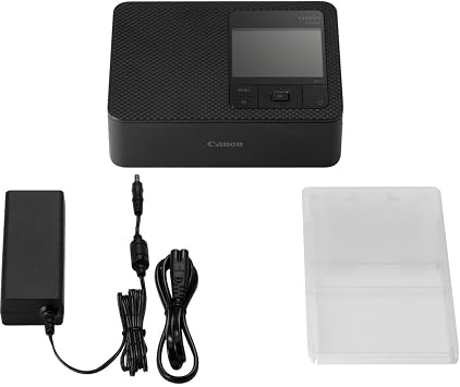 Canon SELPHY CP1500 Compact Photo Printer Accessory (Black) Bundle
