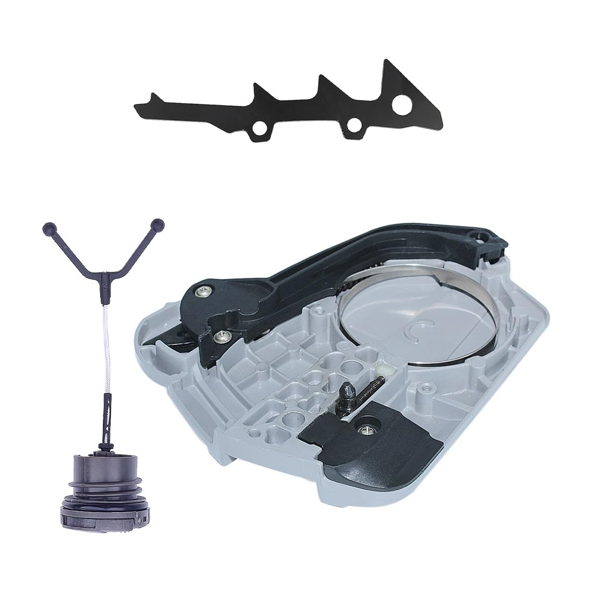 Tapa de Embrague for Motosierra Hus 550XP, 550XPG y 560. Repuestos con tapón de Gasolina y Garra de tala. Compatible con 505199005.