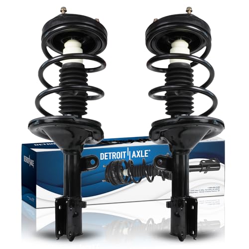 Image of Detroit Axle - Pair Front Struts for 2007-2010 Hyundai Entourage 2006-2014 Kia Sedona 2 Complete Struts w /Coil Spring Assembly 2008 2009 Replacement Suspension Strut Shock Assembly