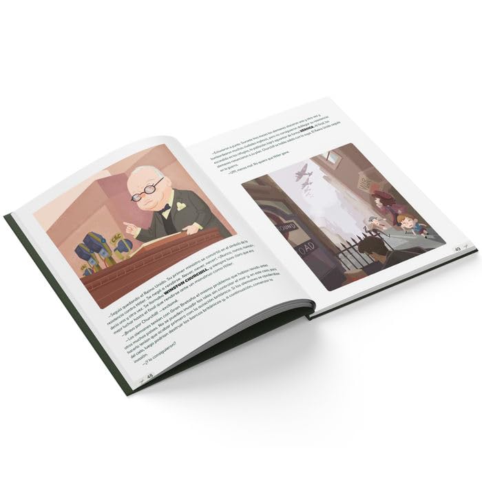 La primera y la segunda guerra mundial: Libro infantil con contenidos y actividades extra | Únete a Carmen, Marco y el abuelo, y descubre la historia ... para niños y niñas. (Locos por la historia)