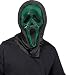 Fun World Unisex-Adult's Ghost Face Mask, green, Standard