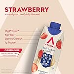 Atkins Strawberry Flavored Protein Shake, High Protein, Low Glycemic, Low Sugar and Low Carb, Keto Friendly, Gluten Free, 12 Count - Image 3