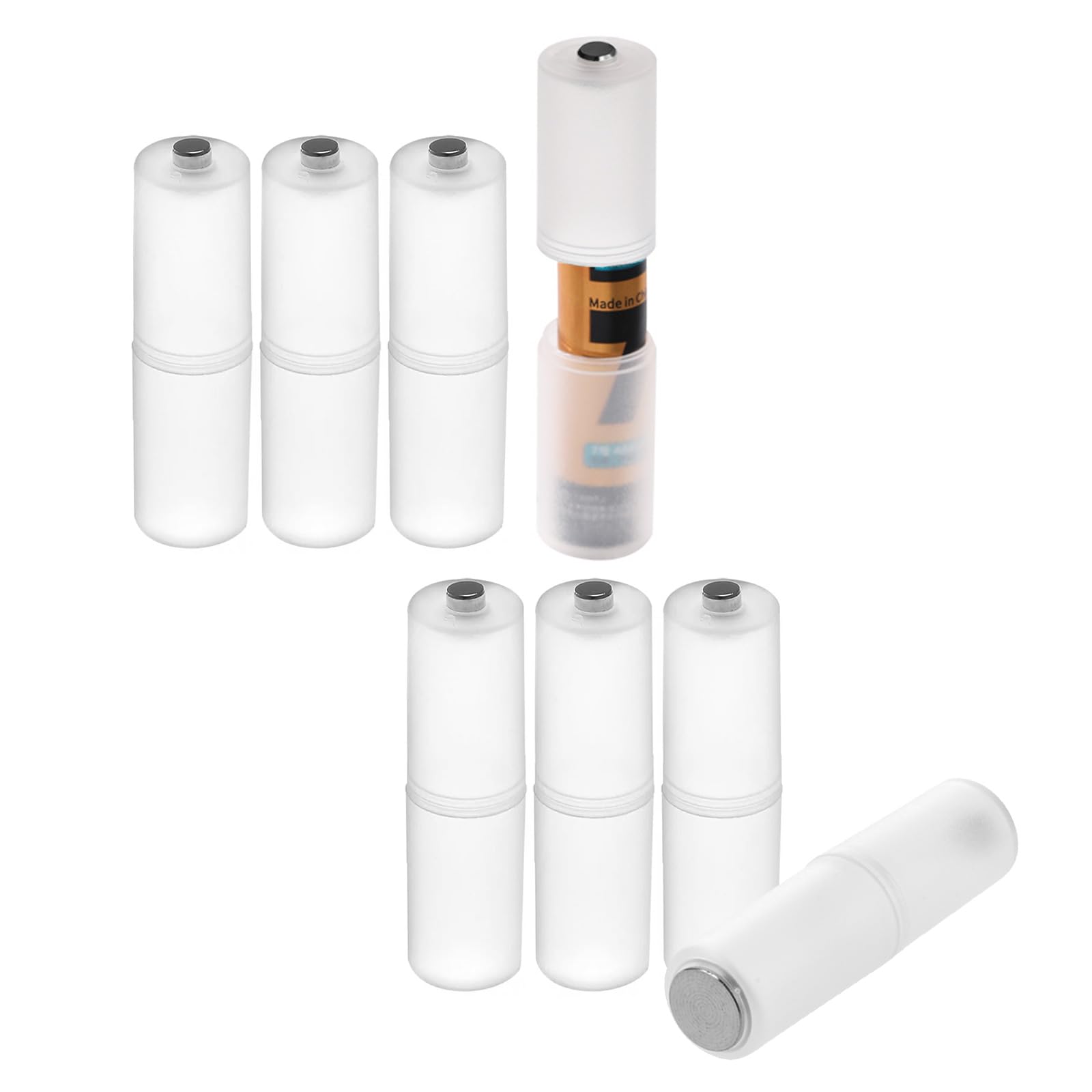 Amazon.com: OLIREXD Transparent AAA to AA Battery Adapter Switcher