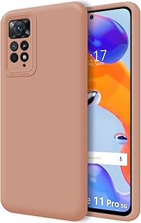 Tumundosmartphone Funda Silicona Líquida Ultra Suave para Xiaomi Redmi Note 11 Pro / 11 Pro 5G Color Rosa