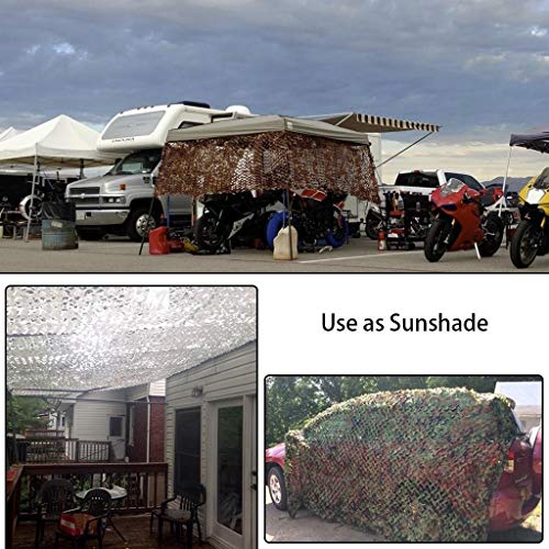 Tarnung Weiß Sonnenschutz Markisen Tarnnetz Verstärkung Camouflage Netz Sunscreen Mesh Sonnensegel Garten Party Urlaub… – Bild 7